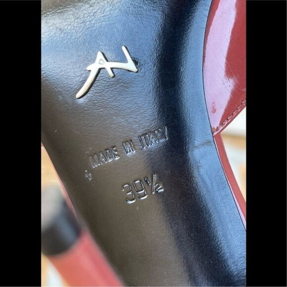 Alexandra Neel Mauve Patent LeatherPump 39.5/8.5 - Picture 6 of 8